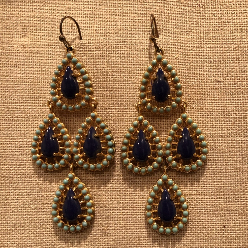 Stella & Dot Seychelles chandelier earrings